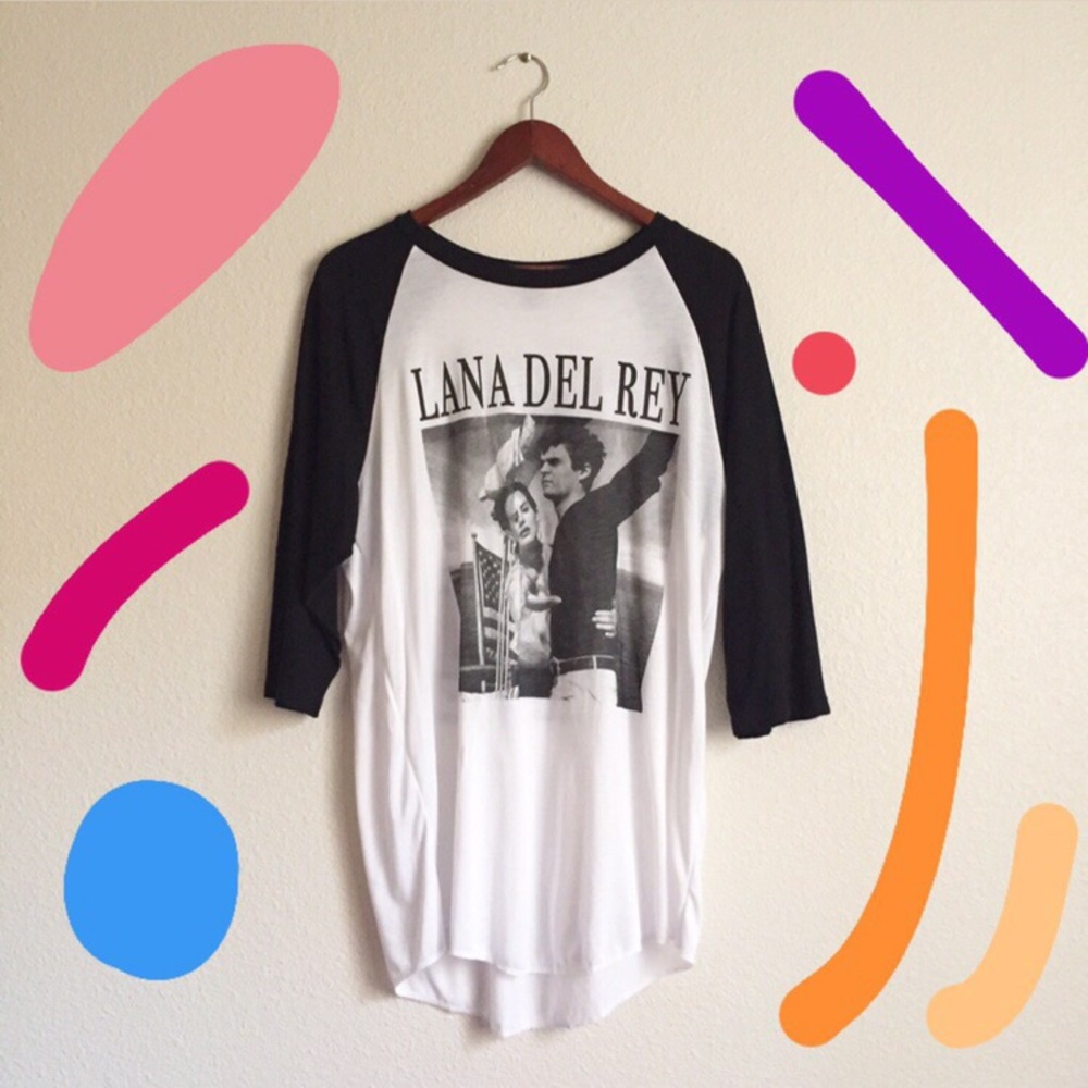 ✰LANA DEL REY BASEBALL TEE ✰
